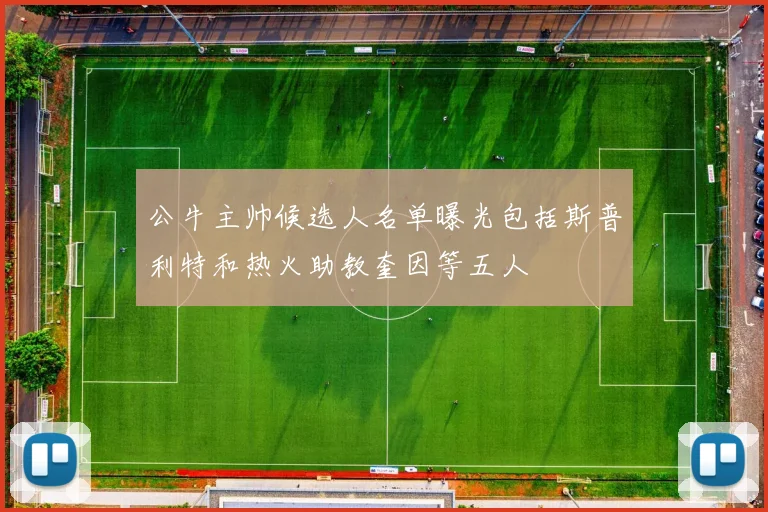 公牛主帅候选人名单曝光包括斯普利特和热火助教奎因等五人